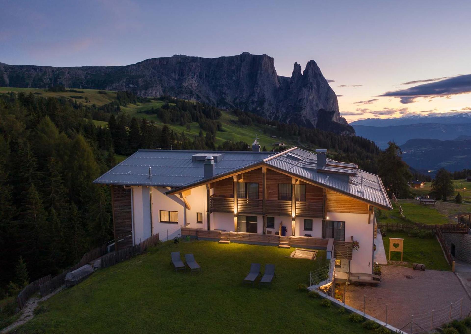 Hotel Chalet Dolomites Seiser Alm Exterior foto